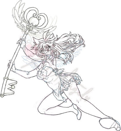 Saving Memories. OC of mine, Memoria (Mimi) protecting and saving the past memories and dreams of the people. The memories and dreams make up for the history of their world. Paint Tool SAI.